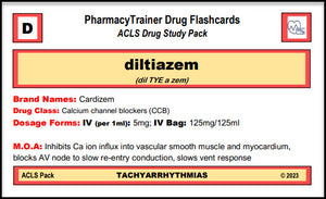 ACLS Drugs Flashcards