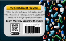 BRAND NEW! - PharmacyTrainer Top 200 Drug Flashcards - 2024 Edition