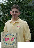 "CPhT Logo" - Certified Pharmacy Technician Polo Shirt
