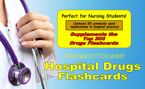 Hospital Drugs Flashcards - CLEARANCE!