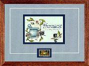 Pharmacist - "Trustworthy and Accurate" with Pharmacy Postage Stamp